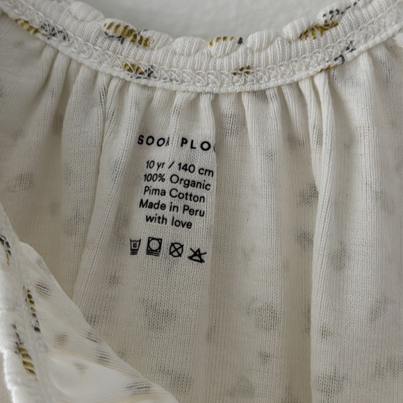 Soor Ploom Flutter Dress in Yellow Rosebud 10Y EUC - Picture 6 of 10